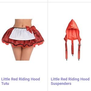 Little Red Riding Hood Tutu & Suspenders